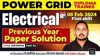 Power Grid Recruitment 2024 | PGCIL Electrical Previous Year Paper | Raman Sir