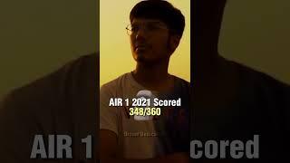 98.61% in JEE ADVANCED AIR 1 | IIT Motivation #iitjee #iit #jee