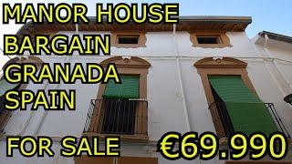 SOLD OUT-MANOR HOUSE FOR SALE IN GRANADA, ANDALUSIA, SPAIN, SPANISH PROPERTY FOR SALE-GRANADA HOUSES