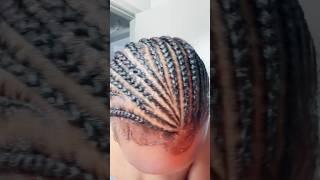 Small Feed In Cornrows  #cornrows #feedinbraids