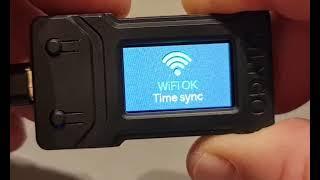 Lilygo TTGO T-Display (ESP32): SNTP clock.