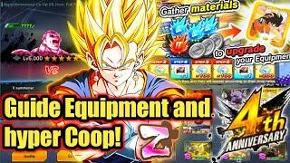 HOW TO PLAY HYPER COOP EXTREME? AND BASIC EQUIPMENT GUIDE (DRAGONBALL LEGENDS)