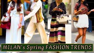 Milan’s Spring Fashion Trends : Italian Street Style