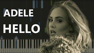 Adele - Hello НОТЫ & MIDI | КАРАОКЕ | PIANO COVER