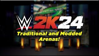 MUST SEE CUSTOM TRADITIONAL PPV'S AND MODDED ARENAS! - WWE 2K24