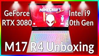 BEST Alienware Gaming Laptop! $5,000 M17 R4 Unboxing w/ RTX 3080, Intel Core i9-10980HK, 17" UHD 4k