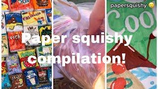 Paper squishy compilation!