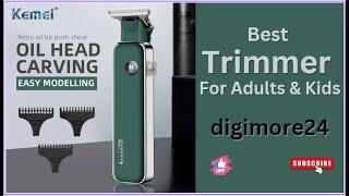 Best Kemei USB Electric Hair Trimmers For Adults & Kids. #digimore24 #kemeitrimmer #hairtrimmer