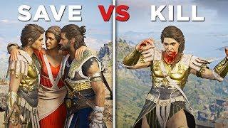 Save vs Kill Kassandra (Good and Bad Ending for Alexios) - Assassin's Creed Odyssey