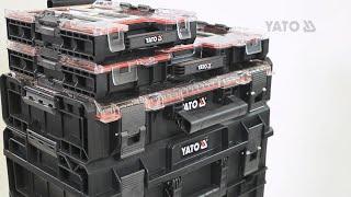 YATO system of boxes and organizers