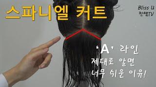 미용(일반)국가자격증/스파니엘커트/A라인 연습 많이 하세유~!