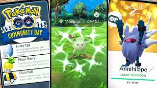 Mankey Community Day: 3x Catch XP, Shiny Mankey, and Exclusive Rage Fist Attack!