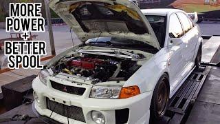 Evo 5 Gets My Favorite Turbo EVER! (Install + Dyno)