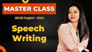 The Best Technique For Speech Writing | IGCSE English | Karishma Attar