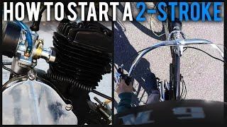 How to Start a 2-Stroke Motorized Bicycle