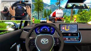 2020 Toyota Crolla - Euro Truck Simulator 2 Gameplay | Steering Wheel Gameplay