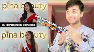 PERSONALITY SHOWCASE with Miss Universe Philippines | Ahtisa Manalo & Yllana Marie Aduana | REACTION