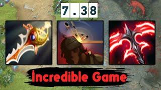 INCREDIBLE Late Game Team Fight Stygian Desolator Headshot Sniper Dota 2