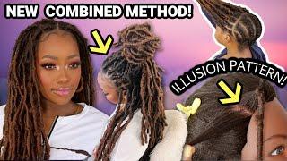 NEW IMPROVED COMBINED Illusion Crochet Method! VERY DETAILED,  OET1B30 BUTTERFLY LOCS!| MARY K BELLA