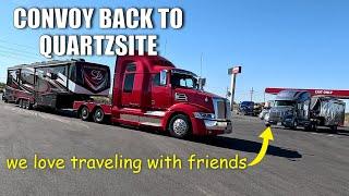 Back to Quartzsite  // Traveling With Friends // Full Time RV Life