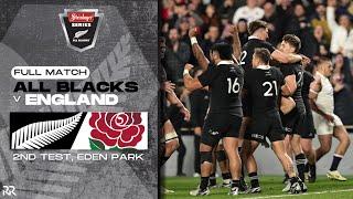 All Blacks v England | FULL MATCH | 2nd Test 2024