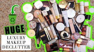 HUGE Luxury Makeup Declutter 2021