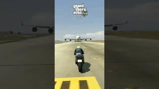 MOTORCYCLE vs PLANE GTA EVOLUTION #shorts #gta #gta5 #gtasanandreas #gtav #games #gta6 #gaming #gta4