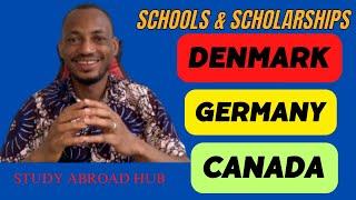 Schools and Scholarships in Europe and Canada