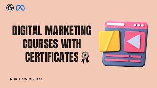 Top 4 Digital Marketing Courses With Certification | Tricky4you