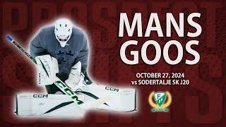 Måns Goos vs Södertälje SK J20 | Oct 27 2024