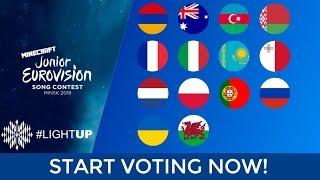 Minecraft Junior Eurovision Song Contest 2018 - Start voting now