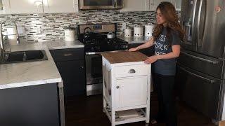 How to Build a Kitchen Island Prep Cart with Ana White