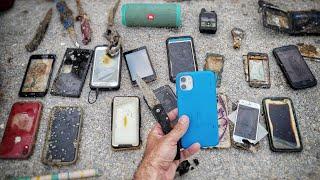 I Found 14 Phones Underwater Treasure Hunting