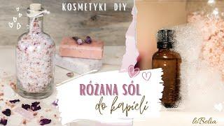 DIY sól do kąpieli z solą Himalajską i Epsom oraz płatkami dzikiej róży / Lobelia