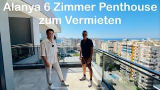 Alanya Vermietung 6 Zimmer Penthouse direkt von Eigentümer