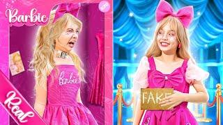 Barbie Real Vs Barbie Falsa | De Nerd A Barbie Girl..! Popular Vs Unpopular