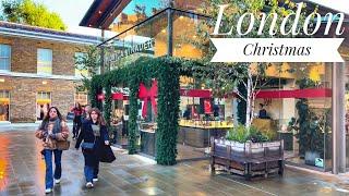 Chelsea London Christmas Decorations!  Walking London King's Road | 4K HDR Virtual Walking Tour