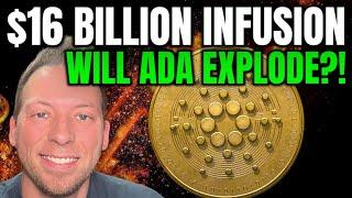 CARDANO - WILL THIS $16 BILLION INFUSION CAUSE ADA TO EXPLODE?!!