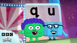 Spelling Games with Alphablock Q ️ | Learn to Spell | @officialalphablocks