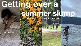 Overcoming the summer slump: trying to be productive, creative, and active