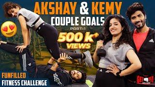 என்னடா நடக்குது இங்க  - Akshay kamal & Kemy Gym Couple Goals | Get Fit Challenge