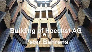 Building of Hoechst AG Peter Behrens in Frankfurt