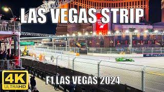 Las Vegas Strip Night Walk - F1 Las Vegas Night 1 - November 21, 2024