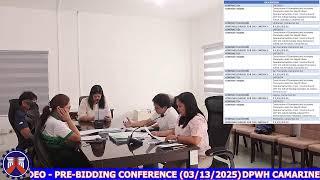 Procurement Livestream for DPWH Camarines Sur 2nd DEO on MARCH 13, 2025