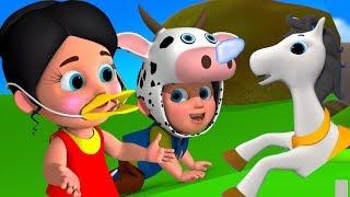 Kukdoo Koo | Animals Sounds In Hindi | कुकड़ू कु | Hindi Nursery Rhymes | Kids Tv India