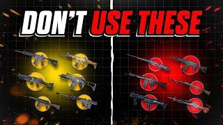 STOP USING THESE WEAPONS NOW & FOREVER | BEST TIPS & TRICKS FOR PUBG MOBILE/BGMI