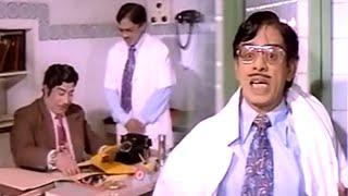 Nagesh - Sivaji Funny Doctor Comedy Scene | Nallathoru Kudumbam | Thengai Srinivasan, Manorama