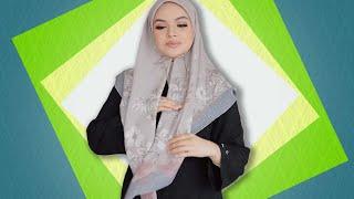 Cara Memakai Jilbab Segi Empat Modern Terbaru 2024 #hijabtutorial #hijab #hijabstyle