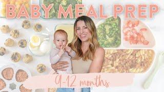 BABY FOOD MEAL PREP (9-12 MONTHS) + FREE Downloadable Guide & Recipes