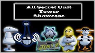 All Secret Units [Showcase] [Undertale Tower Defense]